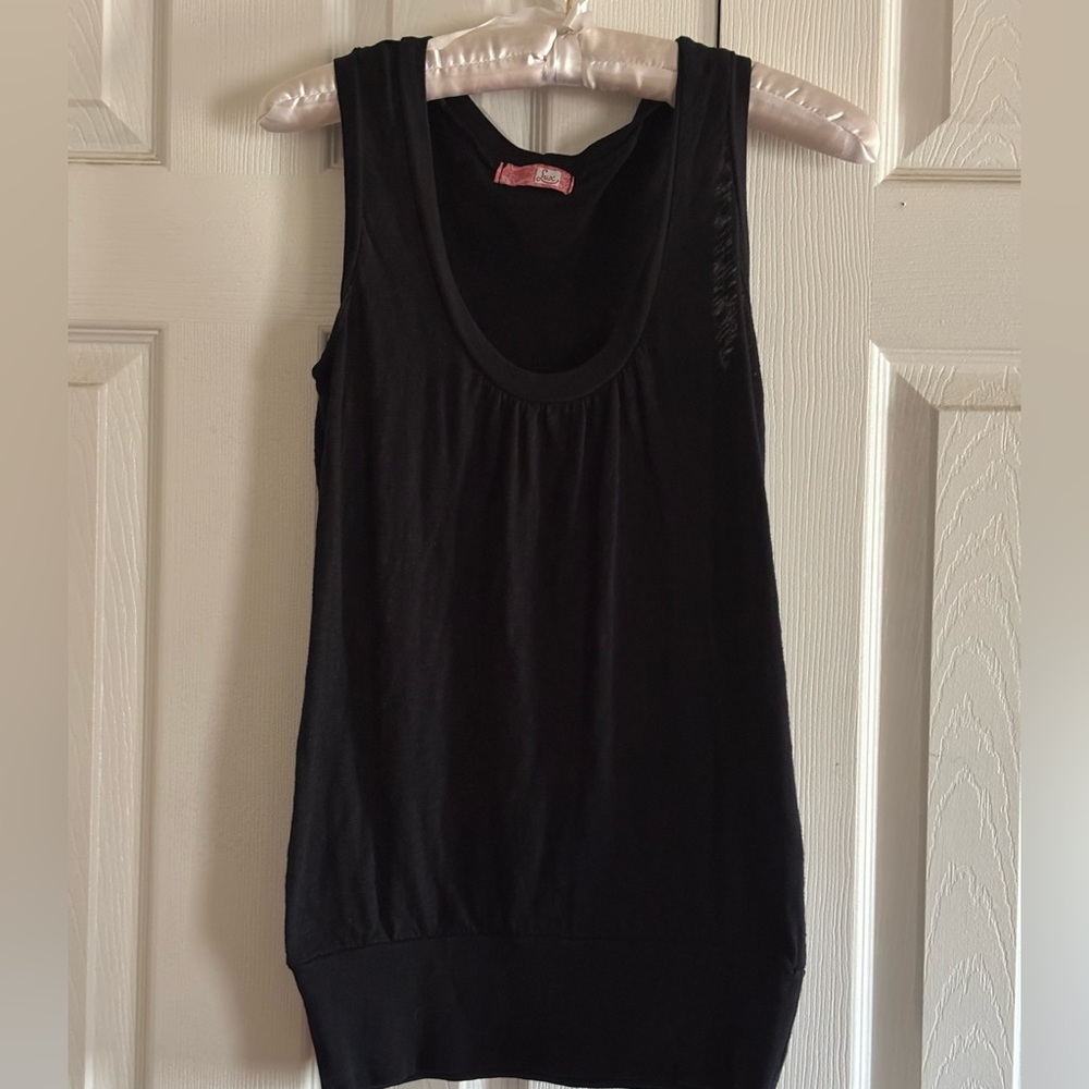Lux Black Tank Top